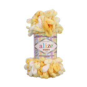 Alize Puffy Color 5921 Ebruli 100 gr Örgü İplik