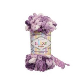 Alize Puffy Color 5923 100 gr Örgü İplik
