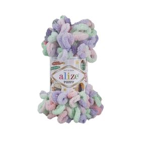 Alize Puffy Color 5938 100 gr Örgü İplik