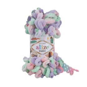 Alize Puffy Color 5938 100 gr Örgü İplik