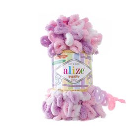 Alize Puffy Color 6051 100 gr Örgü İplik