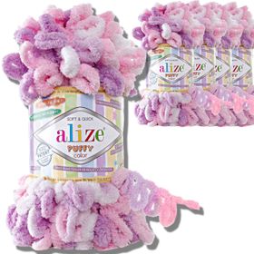 Alize Puffy Color 6051 5 Adet Örgü İpi