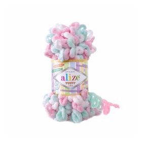 Alize Puffy Color 6052 100 gr Örgü İpi