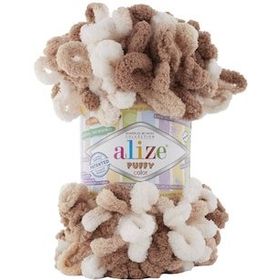 Alize Puffy Color 6398 100 gr Örgü İpi
