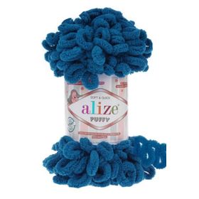 Alize Puffy El Örgü Ipliği Tekli - 637 Havacı - 100 Gr. 9 Mt. Parmak Örgü Ipi