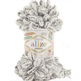 Alize Puffy Fine 686 Kar Leoparı El Örgü İpi