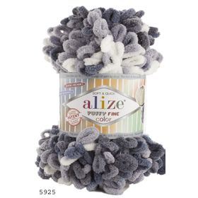 Alize Puffy Fine Color 5925 5 Adet Örgü İpi