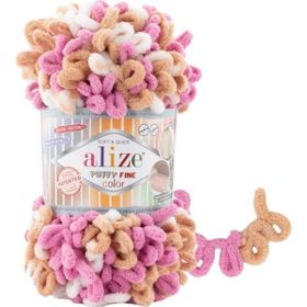 Alize Puffy Fine Color 6402 El Örgü İpi