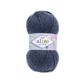 Alize Şekerim Bebe 353 Azurit Taşı 100 Örgü İpi