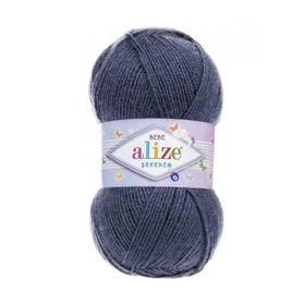 Alize Şekerim Bebe 353 Azurit Taşı 100 Örgü İpi