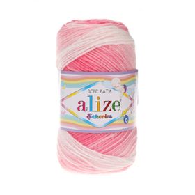Alize Şekerim Bebe Batik 2126 100 gr Örgü İplik