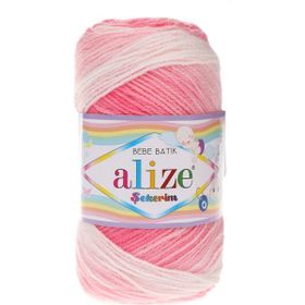 Alize Şekerim Bebe Batik 2126 100 gr Örgü İplik