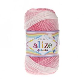 Alize Şekerim Bebe Batik 2126 100 gr Örgü İplik