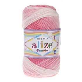 Alize Şekerim Bebe Batik 2126 100 gr Örgü İplik