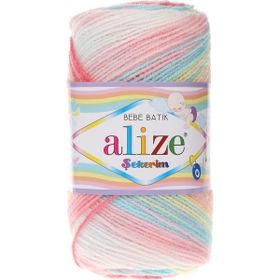 Alize Şekerim Bebe Batik 3045 Yünlü İplik