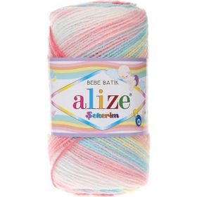 Alize Şekerim Bebe Batik 3045 Yünlü İplik