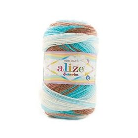 Alize Şekerim Bebe Batik 6320 5 Adet Örgü İpi