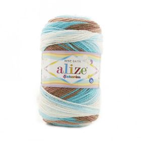Alize Şekerim Bebe Batik 6320 5 Adet Örgü İpi