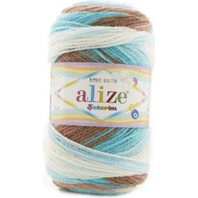 Alize Şekerim Bebe Batik 6320 5 Adet Örgü İpi