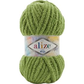 Alize Softy Mega 485 Kaplumbağa Yeşili 100 gr El Örgü Ipi