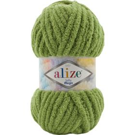 Alize Softy Mega 485 Kaplumbağa Yeşili 100 gr El Örgü Ipi