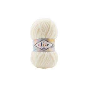 Alize Softy Mega 62 Açık Krem 100 gr El Örgü İpi