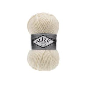Alize Süperlana Maxi 01 100 gr Örgü İplik