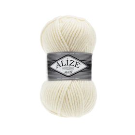 Alize Superlana Maxi 01 Cream Krem Yünlü İplik