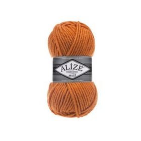 Alize Süperlana Maxi 225 Turuncu Yünlü İplik