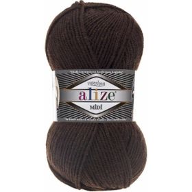 Alize Süperlana Maxi 26 Kahverengi Yünlü İplik