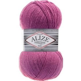 Alize Süperlana Maxi 440 Koyu Gül Yünlü İplik