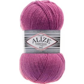 Alize Süperlana Maxi 440 Koyu Gül Yünlü İplik