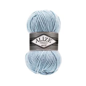 Alize Süperlana Maxi 480 Açık Mavi Yünlü İplikler