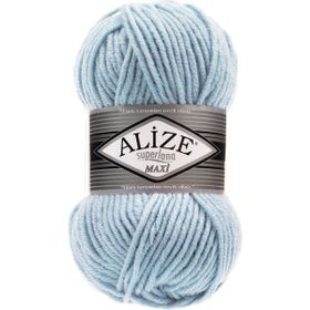 Alize Süperlana Maxi 480 Açık Mavi Yünlü İplikler
