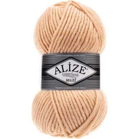 Alize Superlana Maxi 502 Cream Caramel Krem Karamel Yünlü İplik
