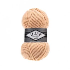 Alize Superlana Maxi 502 Cream Caramel Krem Karamel Yünlü İplik