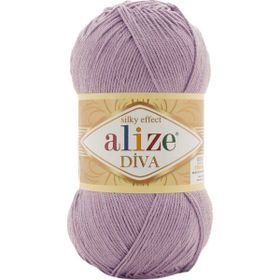 Alize Süperlana Maxi 505 Kullu Lila 100 gr Yünlü İplik