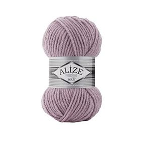 Alize Süperlana Maxi 505 Kullu Lila 100 gr Yünlü İplik