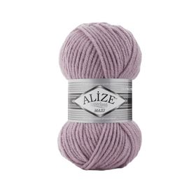 Alize Süperlana Maxi 505 Kullu Lila 100 gr Yünlü İplik