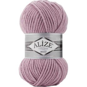 Alize Süperlana Maxi 505 Kullu Lila 100 gr Yünlü İplik