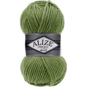 Alize Süperlana Maxi 620 Zeytin Yünlü İplik