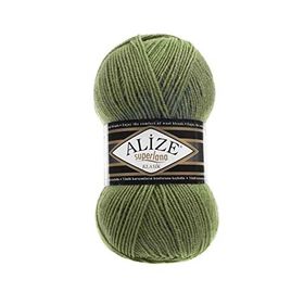 Alize Süperlana Maxi 620 Zeytin Yünlü İplik