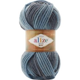 Alize Süperlana Maxi Batik 7785 100 gr Örgü İpi