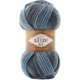 Alize Süperlana Maxi Batik 7785 100 gr Örgü İpi
