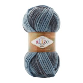 Alize Süperlana Maxi Batik 7785 100 gr Örgü İpi