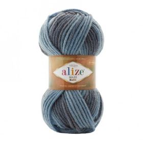 Alize Süperlana Maxi Batik 7785 100 gr Örgü İpi