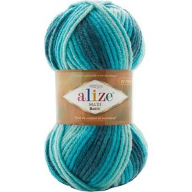 Alize Süperlana Maxi Batik 7801 Örgü İpi