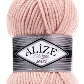 Alize Superlana Maxi Kristal Pink 523 El Örgü İpi