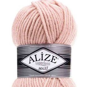 Alize Superlana Maxi Kristal Pink 523 El Örgü İpi
