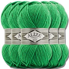 Alize Superlana Maxi Yeşil Lal 455 El Örgü İpi